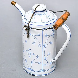 Антикварный Эмалированный Бидон - Канистра для Бензина на 2 литра. Германия 1914 год.