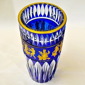 Авторская Коллекционная Ваза «Jupiter. Dance De Flore», хрусталь VAL SAINT LAMBERT, Бельгия.