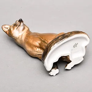  Авторская Коллекционная статуэтка «ЛИСА», Фарфор ROSENTHAL Германия - 1940 год.