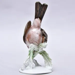 Редкость! Коллекционная статуэтка «Птица. Хохлатая синица», Фарфор ROSENTHAL, Германия.