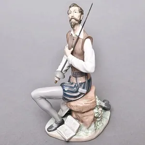 Коллекционная Фарфоровая статуэтка «Дон Кихот Ламанчский», Lladro Испания.