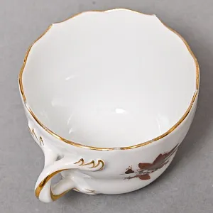 Классическая Фарфоровая Кофейная пара «Коричневый дракон», MEISSEN Германия, середина ХХ века.