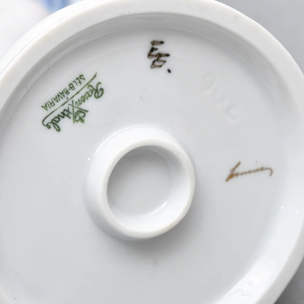 Антикварная Фарфоровая статуэтка «Обнаженная с шарфом», ROSENTHAL Германия - 1924 год. 