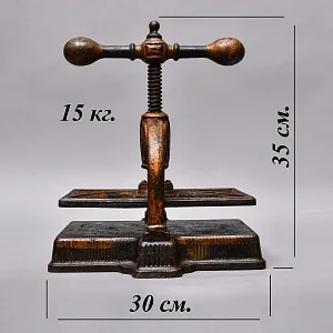 Редкость! Антикварный Чугунный Ручной Механический Книжный Пресс, Германия вторая половина ХIХ века.