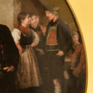 Коллекционная Тарелка «ТАНЦЫ» Фарфор, Lilien Porzallan, Австрия -1989 год.