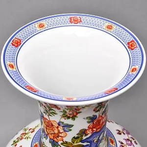 Большая Напольная Фарфоровая Ваза «Весеннее Цветение», Krautheim & Adelberg GmbH Германия, 1945 - 1977 годы. 