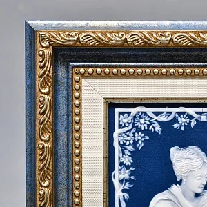 Фарфоровая Картина - Панно - Плакетка «Любовь. Мама и дочь»,  Villeroy&Boch Германия - 1979 год.