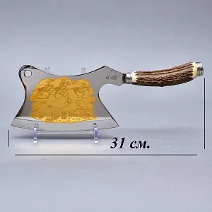 «Охота» - Настоящий Разделочный Топорик в деревянной коробке, Германия, Wickuler Solingen, 80 -е гг.