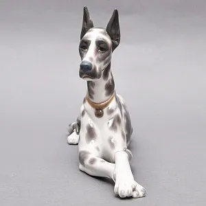 Коллекционная Фарфоровая статуэтка «Собака. Немецкий Дог», Lladro Испания.