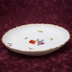 Винтажное Сервировочное Фарфоровое Блюдо - Тарелка, KPM Германия, вторая половина ХIХ века. 