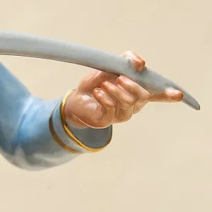 Большая Коллекционная Фарфоровая Cтатуэтка «ГУСАР» HEREND Венгрия 1949-1960 годы.