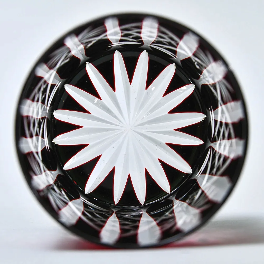 Редкость! «Рубиновый Хрусталь» Набор Стаканы для Виски DOROTHEENHUTTE Германия.