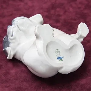 Фарфоровая Статуэтка Собаки - «Два щенка» ROYAL COPENHAGEN,  Дания 1969 -1974 года.