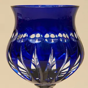 Набор Бокалы + Рюмки из Цветного Хрусталя «МЕРИЛИН», NACHTMANN Германия, 60 -е годы ХХ века.