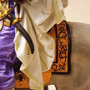 Редкая!!! Большая Фарфоровая Cтатуэтка «АРАБСКИЙ ВОИН» Shheibe - Alsbach Германия -1962год.