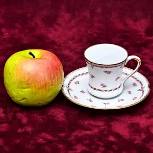 Коллекционная Кофейная пара серия «Gilda», Фарфор Royal Limoges Франция.