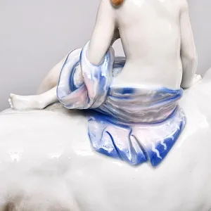 Коллекционная Фарфоровая статуэтка «ПОХИЩЕНИЕ ЕВРОПЫ», Karl Ens Германия, первая половина ХХ века. 