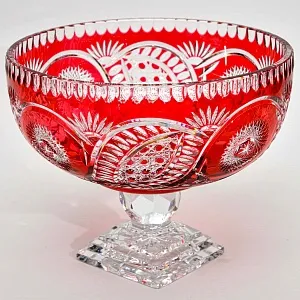 Большая Хрустальная Ваза - Конфетница - Фруктовница JOSKA BODENMAIS Германия 60-х гг.