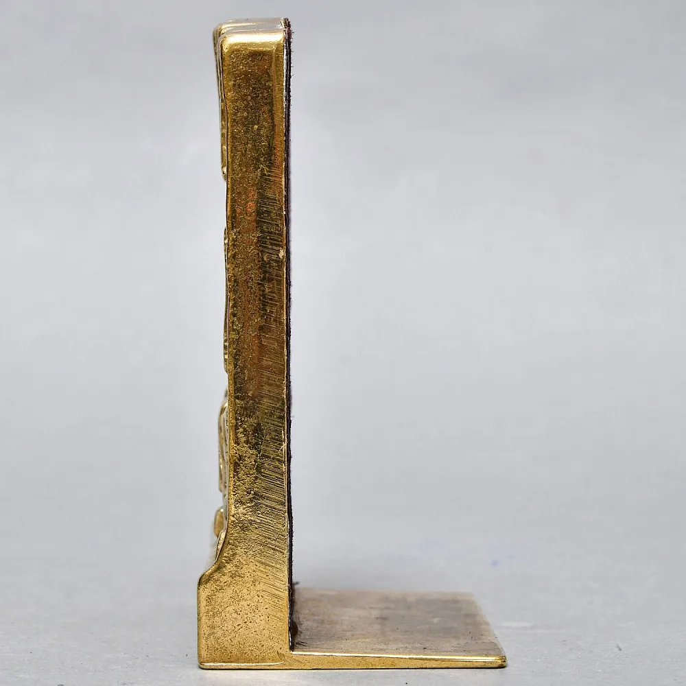 Букенды - Держатели - Ограничители - Подставка для книг «Книжная библитотека», Латунь, Германия.