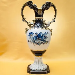 Большая Интерьерная Ваза «Барокко» Н-64см. Фарфор ROYAL DUX BOHEMIA Чехословакия.