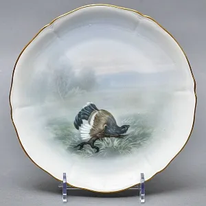 Столовый Фарфоровый сервиз «Охота» на 12 персон, Kaestner Saxonia Германия, первая половина ХХ века.