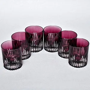 Набор - Хрустальные Стаканы «Barthmann» DOROTHEENHUTTE Германия 60 годы ХХ века.