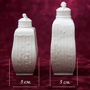 Две Коллекционные Фарфоровые Чайницы,  KPM Berlin, Германия, середина ХХ века.