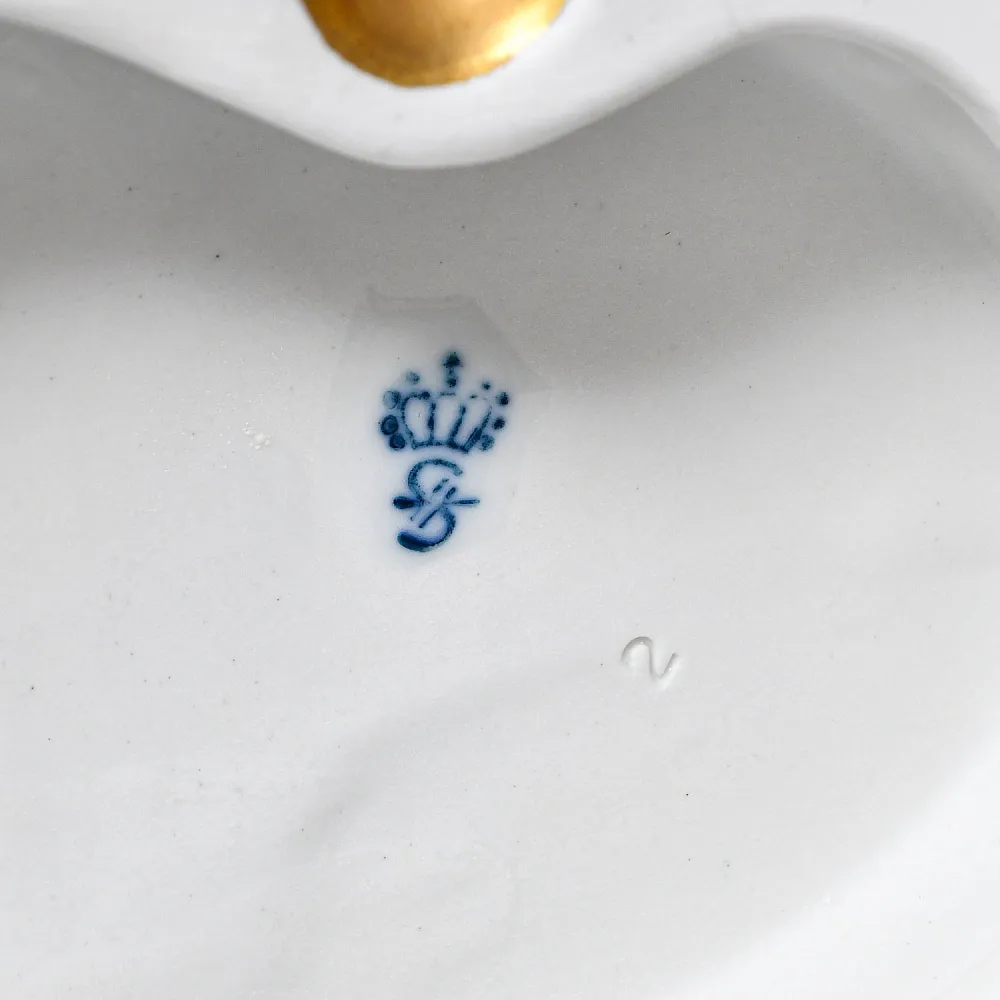 Коллекционная Фарфоровая статуэтка «Китайцы - Чайная церемония», SITZENDORF Германия, 50-е гг.