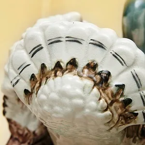 Большая Коллекционная статуэтка «Птица - ДРОФА», Фаянс ЗиК Конаково, СССР 50-е годы.