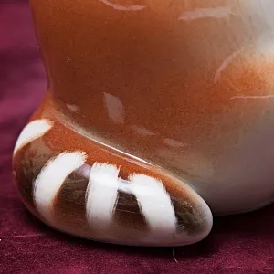 Коллекционный Триптих - Фарфоровые Статуэтки «Три Енота», ЛФЗ СССР -1962 год.