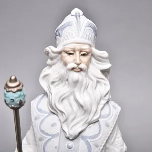 Редкость! Коллекционная Фарфоровая статуэтка «ДЕД МОРОЗ», Lladro Испания.