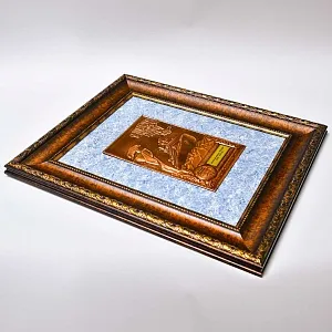 Настенное Панно - Картина - Барельеф «Атомный ледокол Россия» СССР - 1985 год.