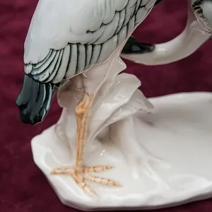 Птицы - Фарфоровая статуэтка «Цапли», Карл Энс / Karl Ens,  Германия, 50-е годы ХХ века.