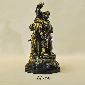 Чугунные Механические Настольные часы «Каменный Цветок», ЧЧЗ - МОЛНИЯ СССР-1967 год. 