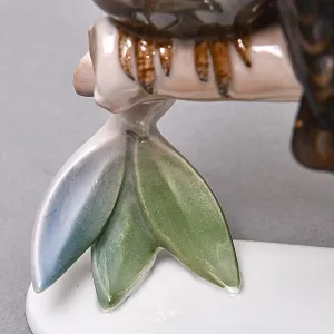 Коллекционная Фарфоровая статуэтка «Птицы. Три птенца на ветке», ROSENTHAL Германия, 50-е гг.