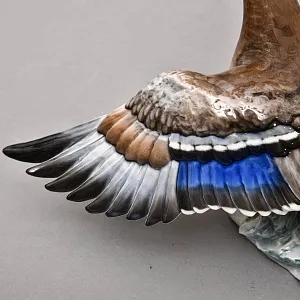 Птица - Фарфоровая Статуэтка «ВЗЛЕТАЮЩИЙ СЕЛЕЗЕНЬ», ROSENTHAL Германия, середина ХХ века.