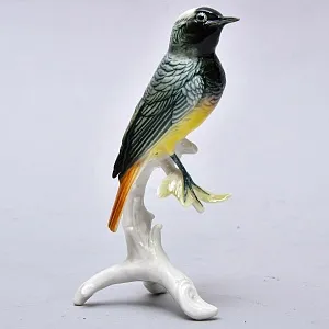 Птица - Статуэтка «Горихвостка», Фарфор Карл Энс / Karl Ens  Германия, 50-е годы ХХ века.