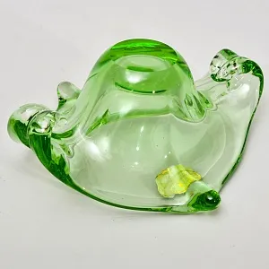 Хрустальная Вазочка - Орешница - Мелочевница «ЗАВИТОК», VAL SAINT LAMBERT Бельгия.