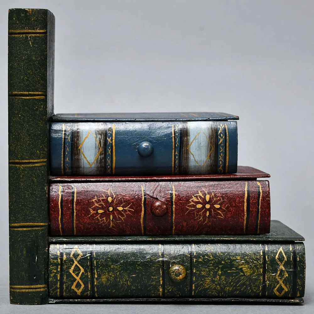 Букенды - Держатели - Ограничители - Подставка для книг «Антикварные книги», Германия, 60-е гг. 
