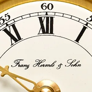 Винтажные Каминные Механические Фарфоровые Часы с боем «Время Роз», Franz Hermle & Sohn Германия 50 гг. 