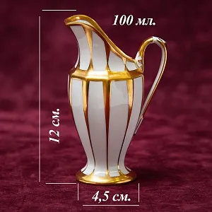 Чайный Сервиз в стиле АМПИР на 12 персон - 42 предмета, Furstenberg, Германия середина ХХ века.