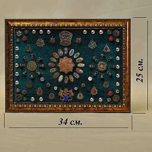 Коллекционное Панно - Картина «Старинные Элементы Украшения одежды», Россия конец XIX - начало ХХ века.