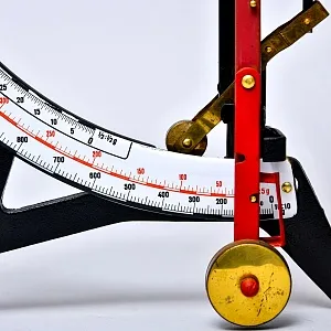 Механические Большие Почтовые Весы Повышенной точности до 2 кг. GEGRUNDET Германия 50 гг.