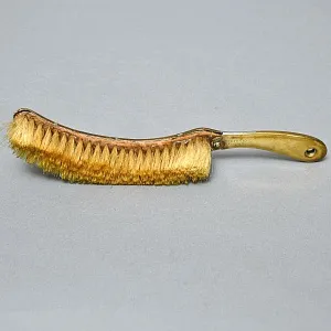 Старинная Щётка с Совком для уборки крошек со стола, металл  Германия, начало ХХ века.