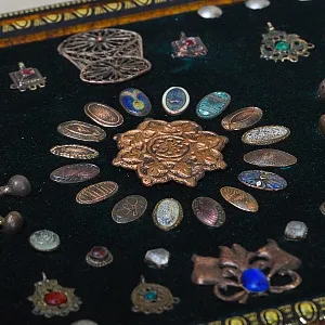 Коллекционное Панно - Картина «Старинные Элементы Украшения одежды», Россия конец XIX - начало ХХ века.