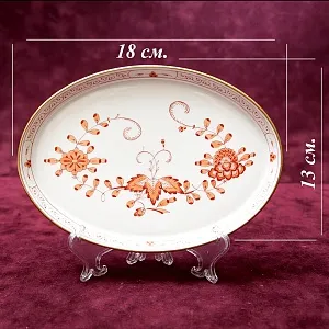 Чайный Сервиз «Индийский цветок» на 6-ть персон Фарфор MEISSEN / МЕЙСЕН Германия.