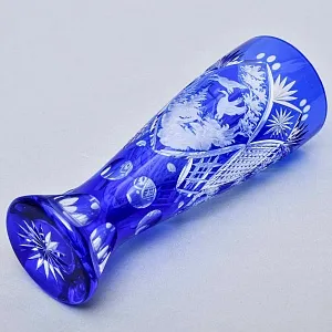 Редкость! Хрустальный Коллекционный Пивной Бокал «Охота - Дичь», SCHONBORNER, Германия, 50 гг.