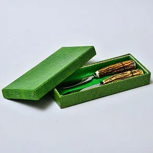 Набор для сервировки «Охота» - два ножа, OTHELLO ROSTFREI Solingen, 60 -е гг. ХХ века.