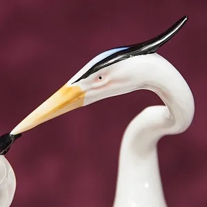 Коллекционная Фарфоровая Статуэтка «Птицы - Две Цапли», Hutschenreuther, Германия -1965 год.