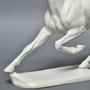 Редкость! Бисквитный Фарфор - Большая Статуэтка «Бегущий конь», ROSENTHAL Германия.